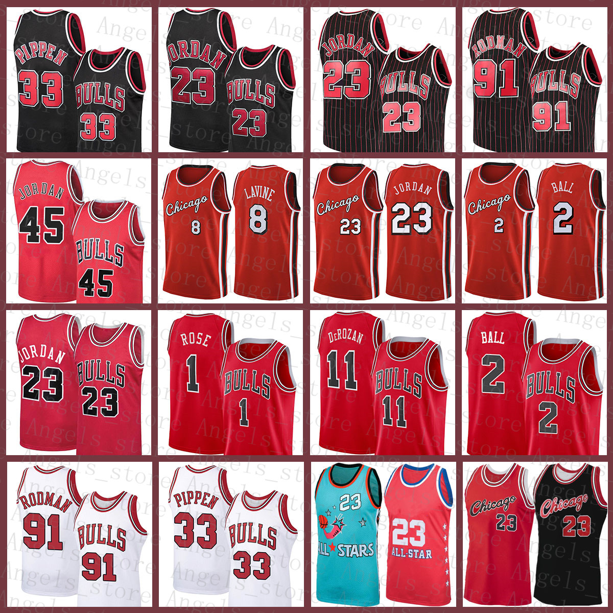Best Chicago''Bulls''Men 23 45 9 2 11 1 8 33 Basketball Jersey Michael Lonzo Ball Demar DeRozan Derrick Rose Zach LaVine Scottie Pippen 20220503, Jersey-gongniu
Best Chicago''Bulls''Men 23 45 9 2 11 1 8 33 Basketball Jersey Michael Lonzo Ball Demar DeRozan Derrick Rose Zach LaVine Scottie Pippen 20220503, Jersey-gongniu