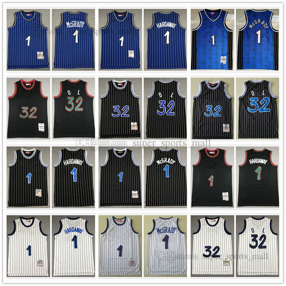 Retro Mitchell Ness Jerseys Basketball 1 Penny Tracy Hardaway McGrady Jersey Stitched White Black Blue 1993-94 1994-95 2003-04, As picture
Retro Mitchell Ness Jerseys Basketball 1 Penny Tracy Hardaway McGrady Jersey Stitched White Black Blue 1993-94 1994-95 2003-04, As picture