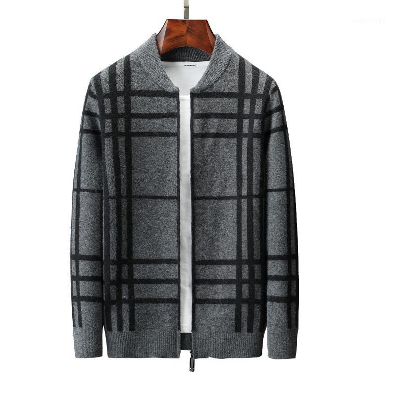Men's Jackets Male Warm Classic Plaid Dark Grey Slim Long Sleeve Zipper Coats Knitted Mens, Gray
Men's Jackets Male Warm Classic Plaid Dark Grey Slim Long Sleeve Zipper Coats Knitted Mens, Gray