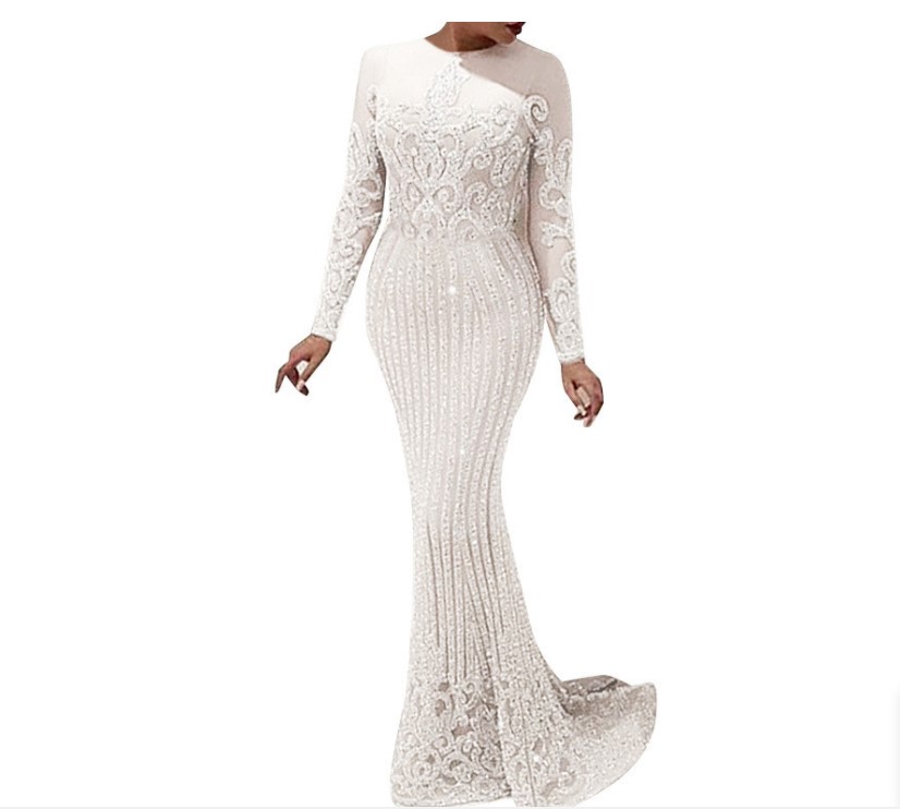 African Nigerian White Long Gown Mermaid Prom Dresses 2022 Satin Fromal Evening Gowns Arabic Prom Dress Custom