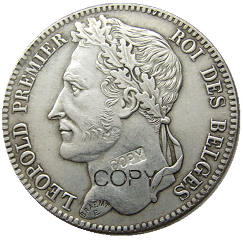 Belgium 1832-1849 9pcs Date For Chose Craft leopold Premier Roi Des Belges 5 Francs Copy Coins Ornaments home decoration accessories
Belgium 1832-1849 9pcs Date For Chose Craft leopold Premier Roi Des Belges 5 Francs Copy Coins Ornaments home decoration accessories