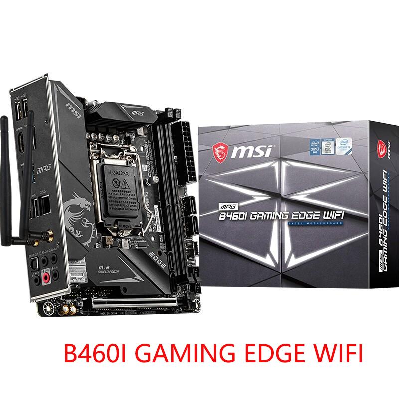 Motherboards Used Original For MSI MPG B460I GAMING EDGE WIFI Mini-ITX Intel B460 M.2 DDR4 S USB 3.2 Motherboard
Motherboards Used Original For MSI MPG B460I GAMING EDGE WIFI Mini-ITX Intel B460 M.2 DDR4 S USB 3.2 Motherboard