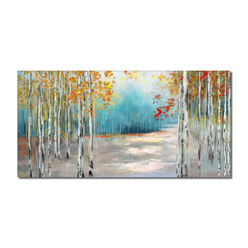 Modern Abstract Art Trees Oil Painting Wall Art Canvas Painting Posters and Print Nordoc Picture For Living Room Home Decor