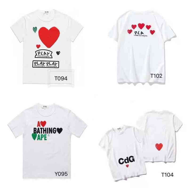 222ss Designer Cdgs T-shirt Play High Quality Short Sve Embroidery Love Hearts Loose And Slim Men Tshirts For Mens Fashions And Women Casual Anime Zip Up, No sale
222ss Designer Cdgs T-shirt Play High Quality Short Sve Embroidery Love Hearts Loose And Slim Men Tshirts For Mens Fashions And Women Casual Anime Zip Up, No sale