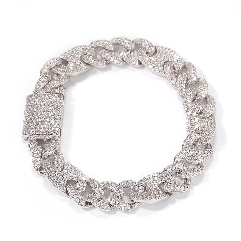 Link Chain Hip Hop Micro Paved CZ Stone Bling Iced Out Coffee Beans Round Cuban Curb Bangle Bracelet For Men Rapper JewelryLinkLink
Link Chain Hip Hop Micro Paved CZ Stone Bling Iced Out Coffee Beans Round Cuban Curb Bangle Bracelet For Men Rapper JewelryLinkLink