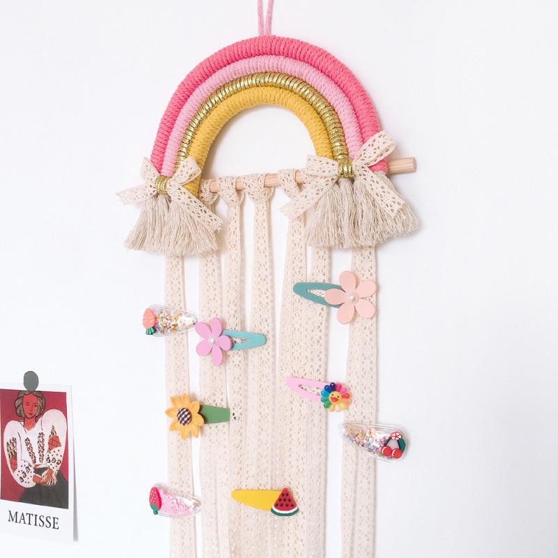 Hair Accessories Baby Girls Lace Rainbow Bows Storage Belt Jewelry Clips Barrette Hairpins Hanging Bow Organizer Strip HolderHair
Hair Accessories Baby Girls Lace Rainbow Bows Storage Belt Jewelry Clips Barrette Hairpins Hanging Bow Organizer Strip HolderHair