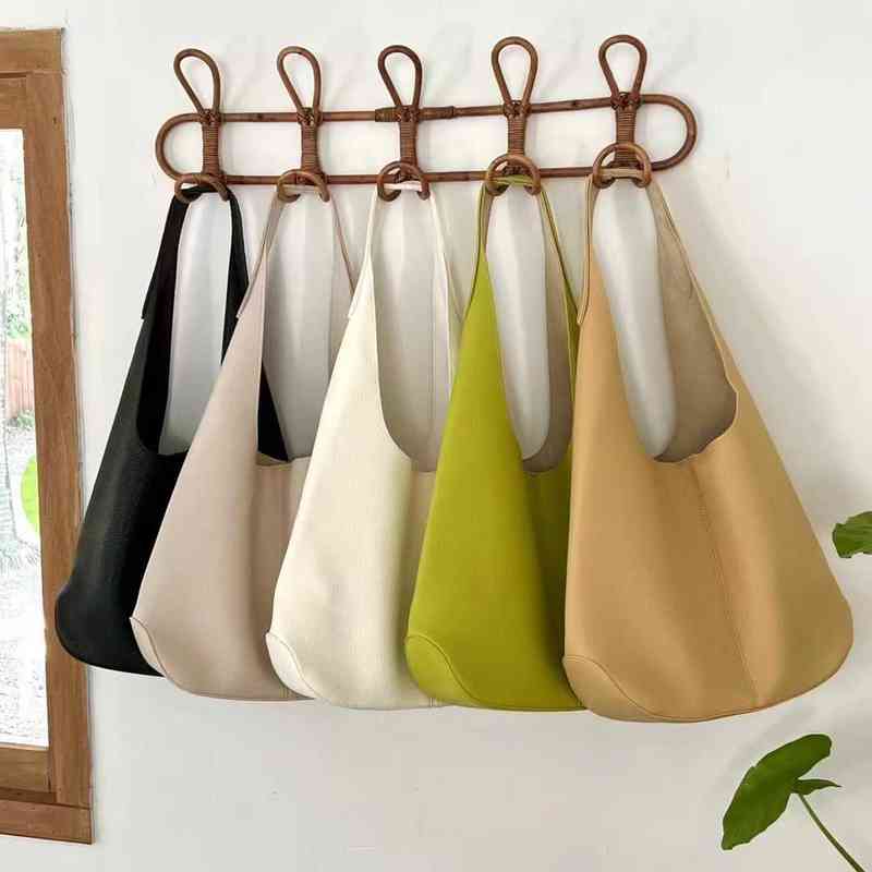 Heat leather goods large capacity Single Shoulder Tote Bag simple leisure splicing bag women's Purses, White
Heat leather goods large capacity Single Shoulder Tote Bag simple leisure splicing bag women's Purses, White