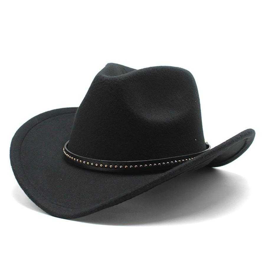 Men Winter Women Black Wool Fedora Hat Chapeu Western Cowboy Hat Gentleman Jazz Sombrero Hombre Cap Elegant Lady Cowgirl Hats 2202287V, Wine red
Men Winter Women Black Wool Fedora Hat Chapeu Western Cowboy Hat Gentleman Jazz Sombrero Hombre Cap Elegant Lady Cowgirl Hats 2202287V, Wine red