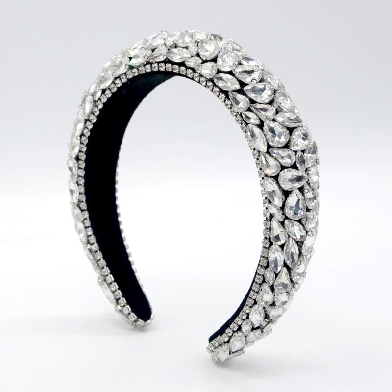 Headpieces European, American And Korean Diamond Gem Hair Hoop Sponge Wide Edge Handmade Head Baroque Manufacturer
Headpieces European, American And Korean Diamond Gem Hair Hoop Sponge Wide Edge Handmade Head Baroque Manufacturer