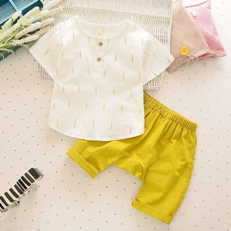 Children Boys Clothes Summer Kids Short T-shirt Pants Cotton Comfortable Cartoon Clothing Set 220326