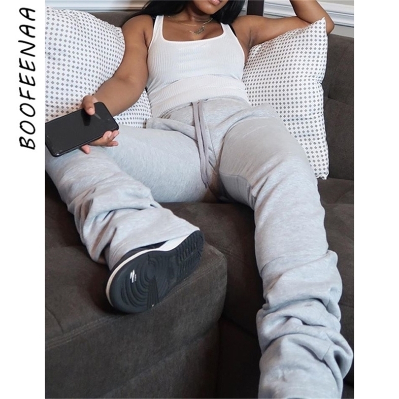BOOFEENAA Street Style Gray Sweatpants for Women Drawstring Casual Long Stacked Pants Winter Thick Warm Trousers C85CD57 220812, Orange
BOOFEENAA Street Style Gray Sweatpants for Women Drawstring Casual Long Stacked Pants Winter Thick Warm Trousers C85CD57 220812, Orange