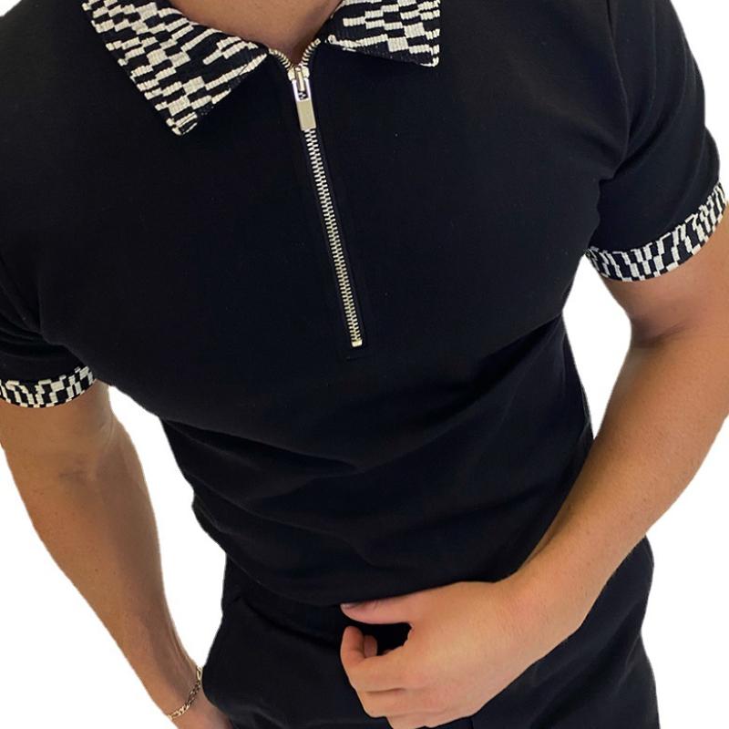 Men's Polos Men's Slim Fit Zipper Open Shirt Men Solid Shirts Brand Short-Sleeved Summer ManMen's Men'sMen's, Pls-21black
Men's Polos Men's Slim Fit Zipper Open Shirt Men Solid Shirts Brand Short-Sleeved Summer ManMen's Men'sMen's, Pls-21black