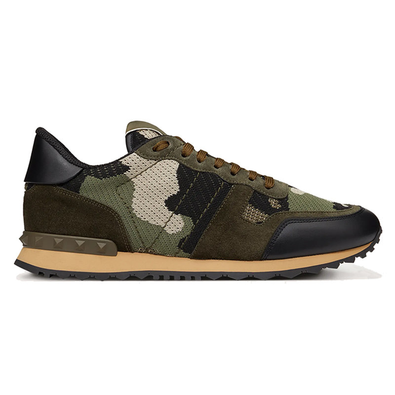 MVP11112023 Fashion Designer Rockrunner Camo Casual Shoes Camouflage mesh fabric Rubber stud Army Green Top Leather Platform Sneakers women, C12 39-45 
MVP11112023 Fashion Designer Rockrunner Camo Casual Shoes Camouflage mesh fabric Rubber stud Army Green Top Leather Platform Sneakers women, C12 39-45