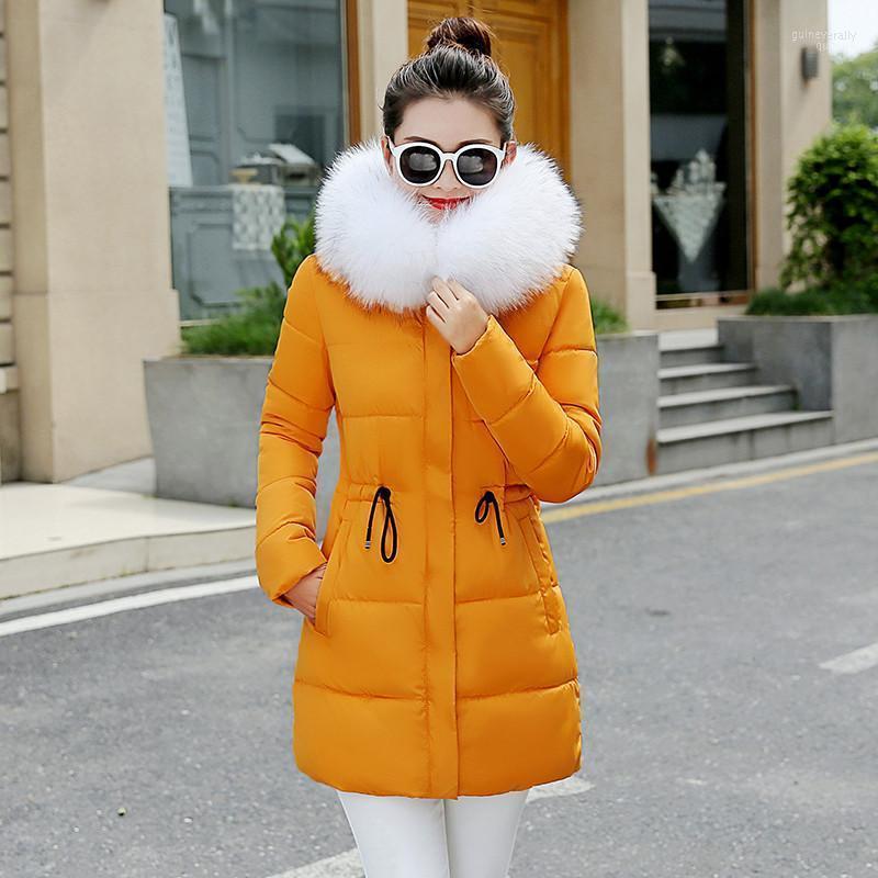 Women's Down & Parkas 2022 Winter Cotton-padded Artificial Raccoon Fur Collar Long Thickened Slim Cotton Jacket Hooded Tops Guin22, Yellow
Women's Down & Parkas 2022 Winter Cotton-padded Artificial Raccoon Fur Collar Long Thickened Slim Cotton Jacket Hooded Tops Guin22, Yellow