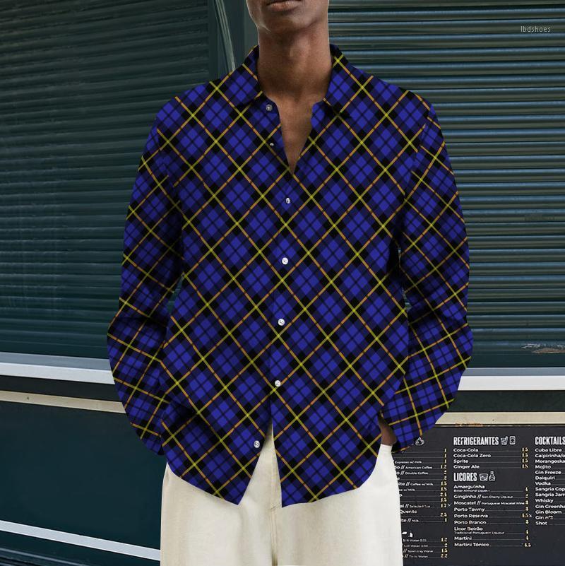 Men's Casual Shirts Streetwear Camisa Masculina Social Men Turn-Down Collar Chemise Homme Plaid Print Long Sleeve Shirt Ropa HombreMen's, Zc-352
Men's Casual Shirts Streetwear Camisa Masculina Social Men Turn-Down Collar Chemise Homme Plaid Print Long Sleeve Shirt Ropa HombreMen's, Zc-352