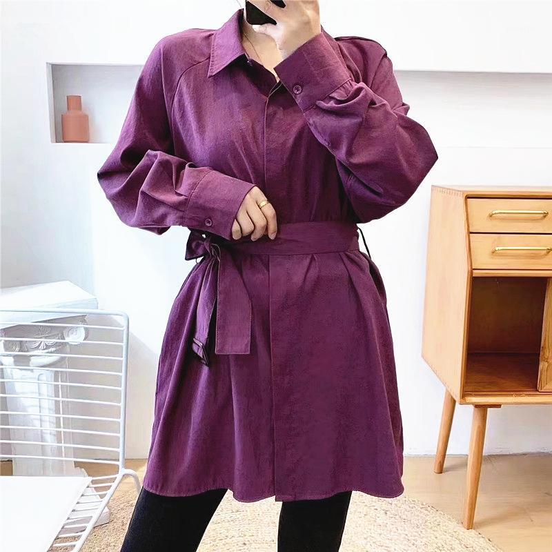 Women's Blouses & Shirts Spring Summer Fashion Korean Long Shirt Blouse Oversized 2022 Ladies Office Work Tops Long-sleeved With Belt Sash, Beige
Women's Blouses & Shirts Spring Summer Fashion Korean Long Shirt Blouse Oversized 2022 Ladies Office Work Tops Long-sleeved With Belt Sash, Beige