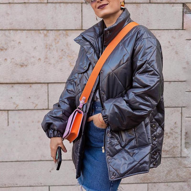 Women's Down & Parkas RR Winter Single Breasted Women Fashion Stand Collar Pockets Coats Elegant Zipper Cotton Jackets Female Ladies Guin22, Black
Women's Down & Parkas RR Winter Single Breasted Women Fashion Stand Collar Pockets Coats Elegant Zipper Cotton Jackets Female Ladies Guin22, Black