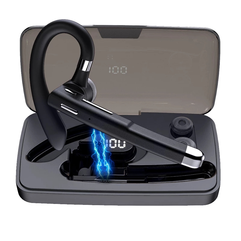 Wireless Headphones Micro Bluetooth Bussiness Headset In-Ear Earphone Earbud with Mic for Smart Mobile Cell Phone