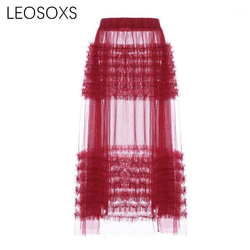 Skirts Celebrity Dresses Tide Casual Patchwork Ruffles Mesh Women Skirt High Waist Sexy Perspective For Female Fashion Clothing, As pic
Skirts Celebrity Dresses Tide Casual Patchwork Ruffles Mesh Women Skirt High Waist Sexy Perspective For Female Fashion Clothing, As pic