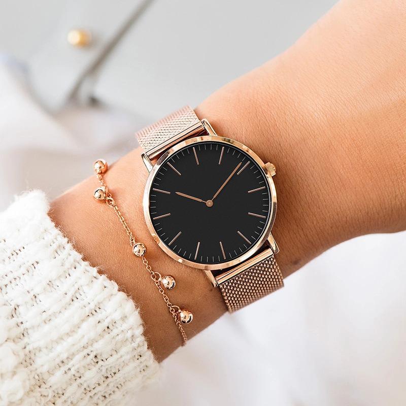 Wristwatches 2022 Luxury Bracelet Watches Women Stainless Steel Mesh Belt Watch Quartz Clock Ladies Wrist
Wristwatches 2022 Luxury Bracelet Watches Women Stainless Steel Mesh Belt Watch Quartz Clock Ladies Wrist