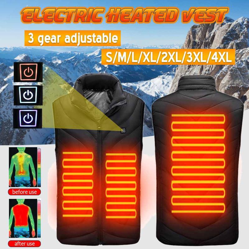 Hunting Jackets Sales 3Gear Heated Vest Red/Black Men Women Winter USB Electrical Sleeveless Jacket Outdoor Hiking Warm Waistcoat Jackect
Hunting Jackets Sales 3Gear Heated Vest Red/Black Men Women Winter USB Electrical Sleeveless Jacket Outdoor Hiking Warm Waistcoat Jackect