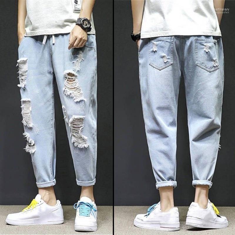 Men's Jeans Ripped Men Arrival Harem Pants Trendy Streetwear Blue Washed Frayed Hole Man Clothing 2022 Hombres Rotos Bert22, Light blue
Men's Jeans Ripped Men Arrival Harem Pants Trendy Streetwear Blue Washed Frayed Hole Man Clothing 2022 Hombres Rotos Bert22, Light blue