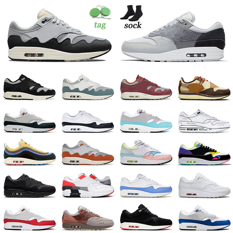 Patta Black Grey Air Airmaxs Max 1 87 Running Shoes London Cactus Jack Wheat Baroque Brown Elephant Obsidian Sean Wotherspoon Trainers Sneakers, D53 black white 40-45
Patta Black Grey Air Airmaxs Max 1 87 Running Shoes London Cactus Jack Wheat Baroque Brown Elephant Obsidian Sean Wotherspoon Trainers Sneakers, D53 black white 40-45
