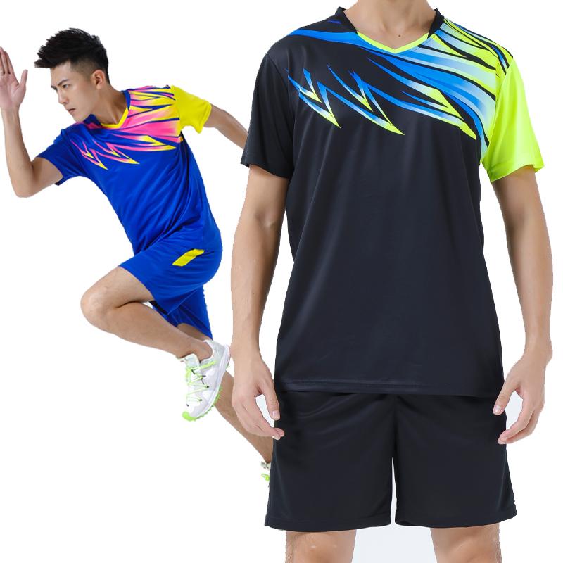 Running Sets T Shirt Men Suits Sport Gym Short Sleeve Football Basketball Tennis Quick Dry Fitness Sports Set Print SportswearRunning, Black
Running Sets T Shirt Men Suits Sport Gym Short Sleeve Football Basketball Tennis Quick Dry Fitness Sports Set Print SportswearRunning, Black