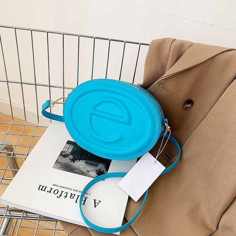 Fashion High Quality Bag Pular Fashion Letter Small round Bags Shoulder Crossbody Candy Color round Pie, As pic
Fashion High Quality Bag Pular Fashion Letter Small round Bags Shoulder Crossbody Candy Color round Pie, As pic