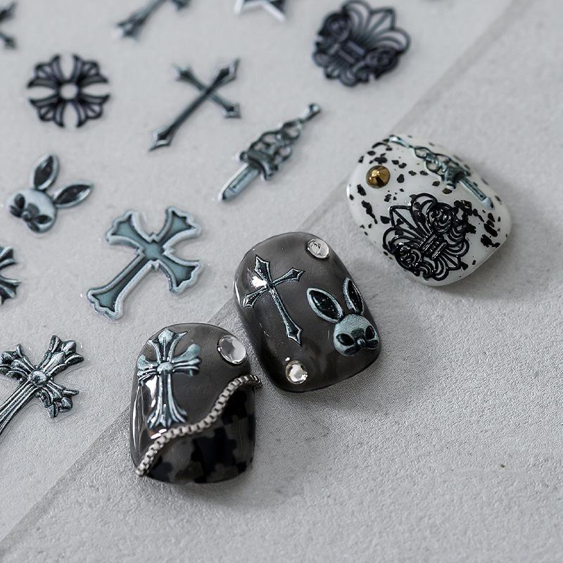Stickers & Decals 1pcs Punk Style Black Cross & Nail 5D DIY Art Decoration Accessories For SuppliesStickers DecalsStickers, Kx059
Stickers & Decals 1pcs Punk Style Black Cross & Nail 5D DIY Art Decoration Accessories For SuppliesStickers DecalsStickers, Kx059