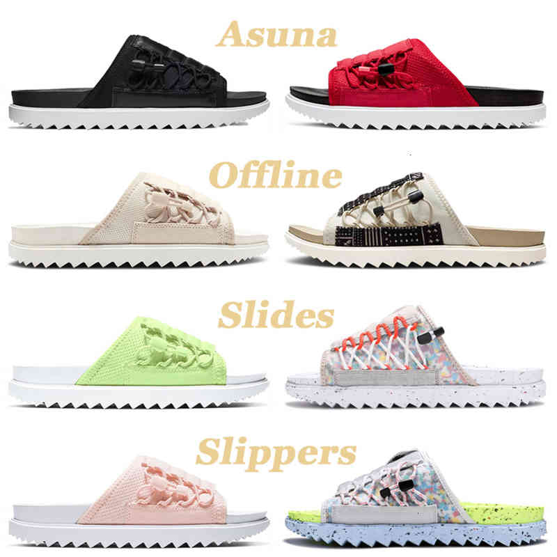 Top Quality Asuna Slides Slip-On Offline Sandals Designers Slippers Barely Rose Black Menta Anthracite Orange Vast Grey Fashion Mens Womens, B23 glow green 36-47
Top Quality Asuna Slides Slip-On Offline Sandals Designers Slippers Barely Rose Black Menta Anthracite Orange Vast Grey Fashion Mens Womens, B23 glow green 36-47