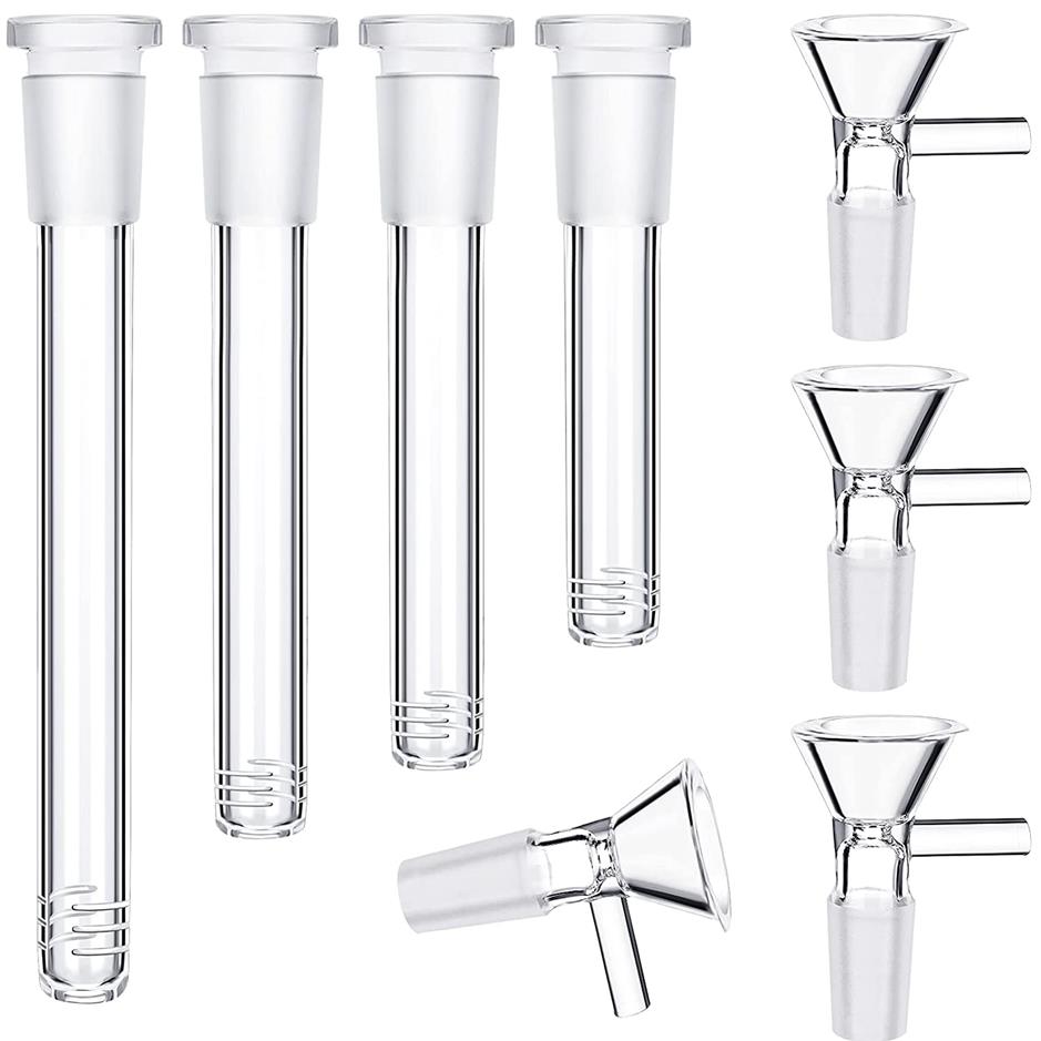 Glass Bong Downstem Diffuser with 14mm Male Bowl High Quality Pipes Down Stem 19mm to 14mm Clear Adapter Tube For Smoking Water Pi223F
Glass Bong Downstem Diffuser with 14mm Male Bowl High Quality Pipes Down Stem 19mm to 14mm Clear Adapter Tube For Smoking Water Pi223F