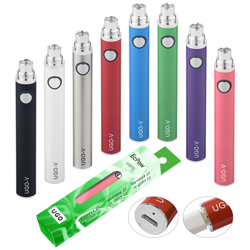 UGO-V 510 Vaporizer Battery 650mAh Vape Pen Battery oem Adjustable Voltage Custom Logo, Black
UGO-V 510 Vaporizer Battery 650mAh Vape Pen Battery oem Adjustable Voltage Custom Logo, Black