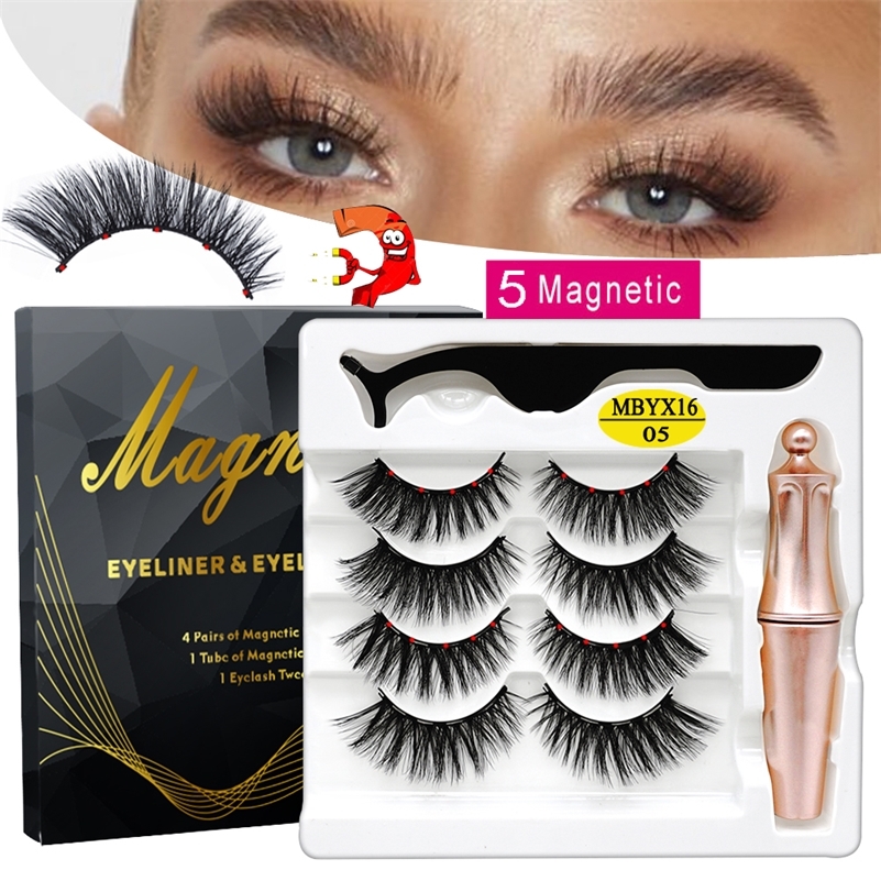 MB 4 Pairs 5 Magnetic Eyelashes Eyeliner Tweezers Set 3D Mink Natural Artificial False Lashes For Faux Cils magnetique 220524
MB 4 Pairs 5 Magnetic Eyelashes Eyeliner Tweezers Set 3D Mink Natural Artificial False Lashes For Faux Cils magnetique 220524