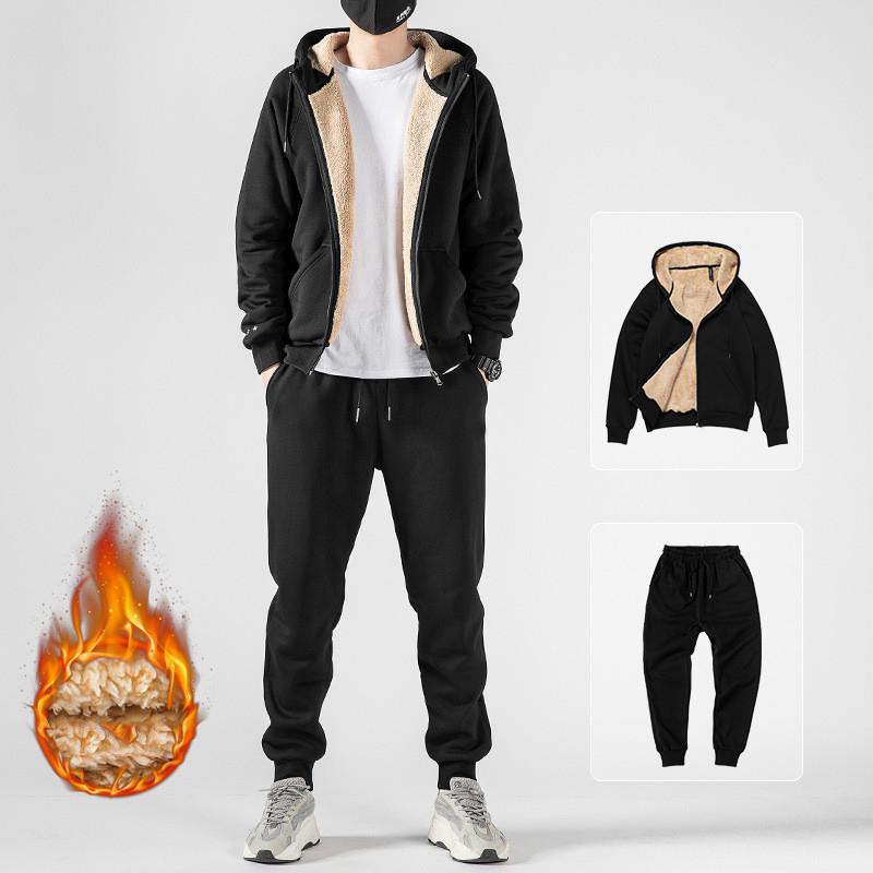 Men's Tracksuits Warm Men Set Thick Hooded Jacket Pants 2PC Sets Cashmere Hoodies Zipper Tracksuit Man Fleece Sports Suit Plus Size 5XL, Gray
Men's Tracksuits Warm Men Set Thick Hooded Jacket Pants 2PC Sets Cashmere Hoodies Zipper Tracksuit Man Fleece Sports Suit Plus Size 5XL, Gray