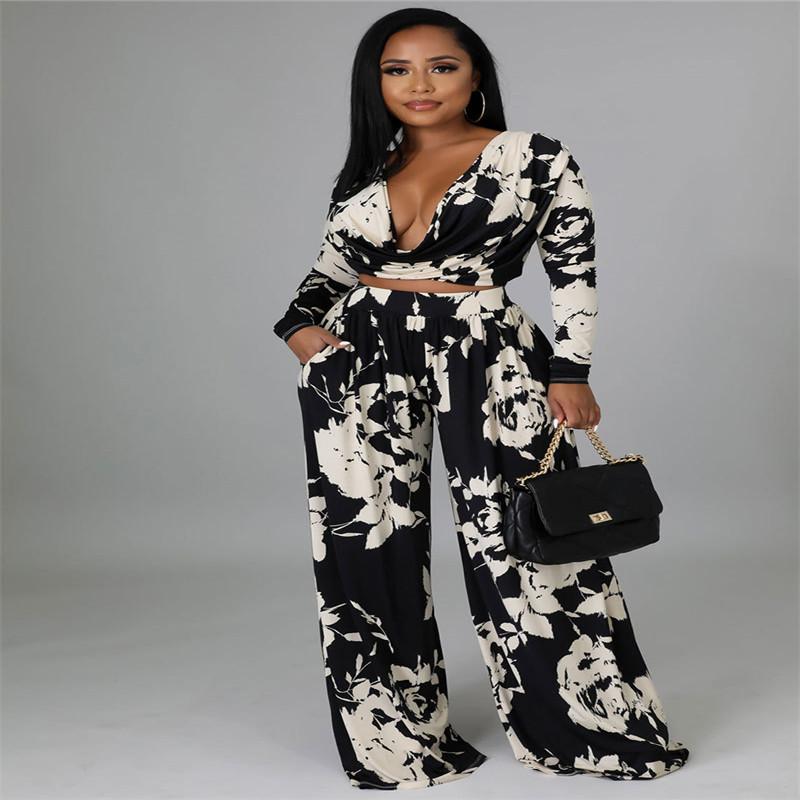 Women' Two Piece Pants Women Fashion Suit Spring Workplace Business V-neck Long Sleeve Printed Shirt With High Waist PocketTrousersWomen, Black
Women' Two Piece Pants Women Fashion Suit Spring Workplace Business V-neck Long Sleeve Printed Shirt With High Waist PocketTrousersWomen, Black