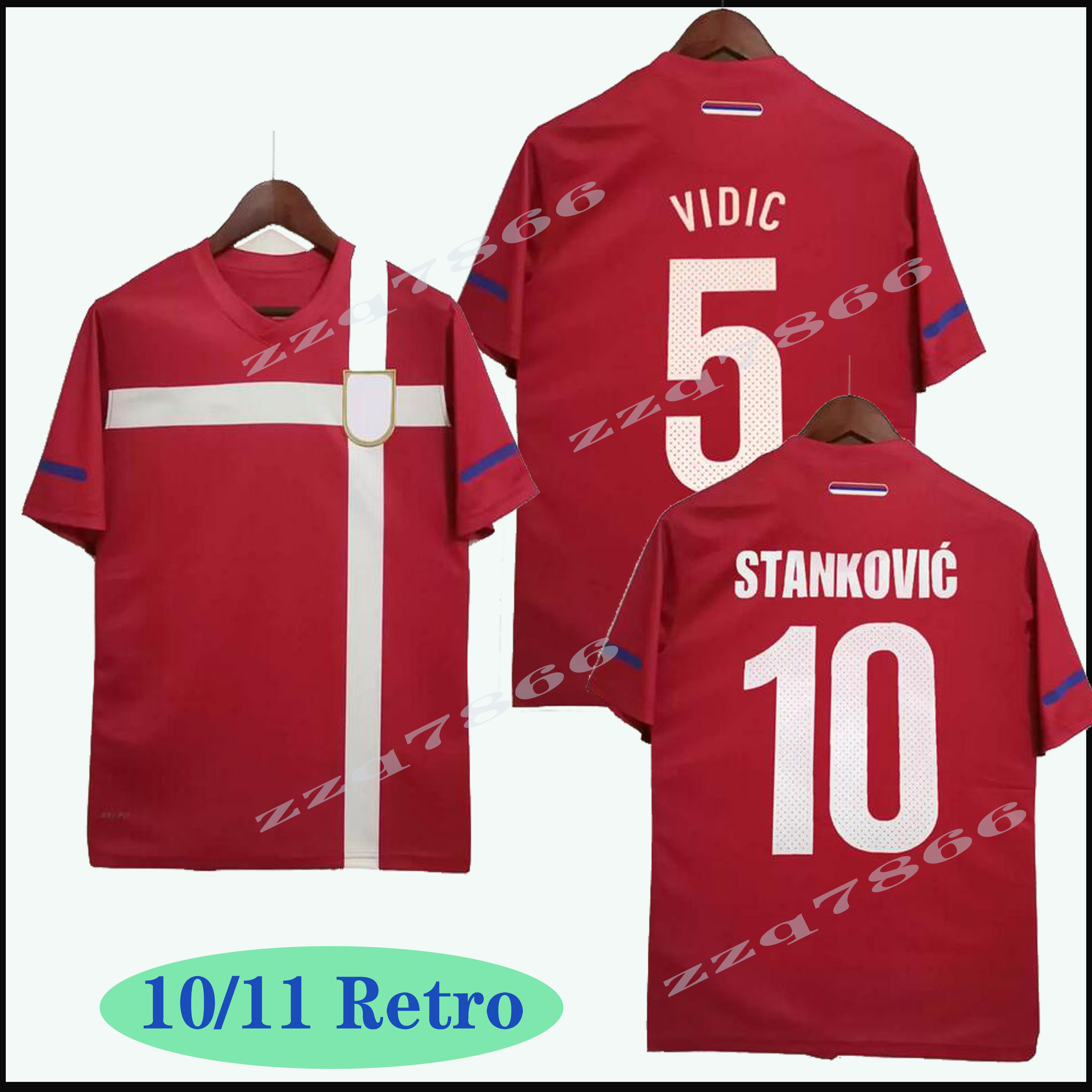 2010 Serbia Retro Soccer jerseys home red Vintage football Shirt Classic KRASIC VIDIC ZIGIC IVANOVIC JOVANOVIC NINKOVIC uniform
2010 Serbia Retro Soccer jerseys home red Vintage football Shirt Classic KRASIC VIDIC ZIGIC IVANOVIC JOVANOVIC NINKOVIC uniform