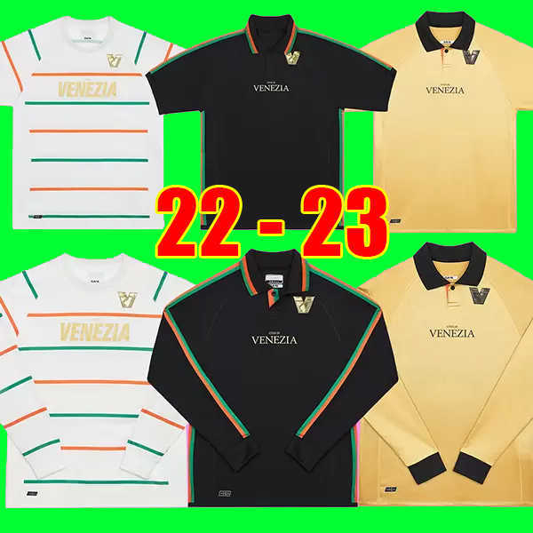 22 23 Venezia FC Soccer Jerseys home Black Away White Third Blue ARAMU FORTE Venice 2022 2023 BUSIO Football Shirts 3rd Kit Uniform LONG
22 23 Venezia FC Soccer Jerseys home Black Away White Third Blue ARAMU FORTE Venice 2022 2023 BUSIO Football Shirts 3rd Kit Uniform LONG