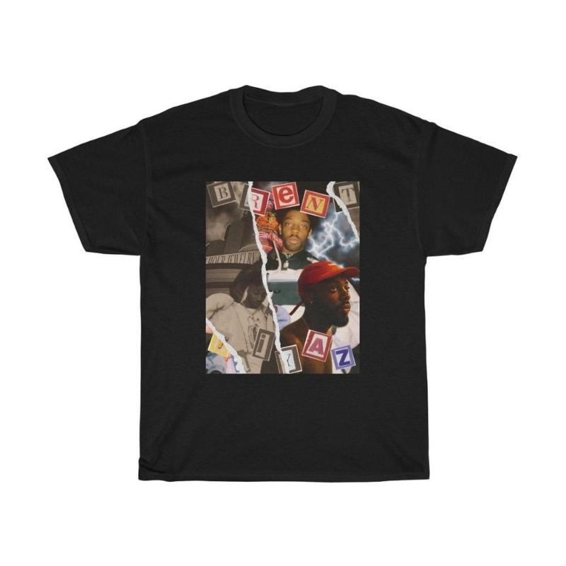 Men's T-Shirts Brent Faiyaz Collage Tee, 0300317-red