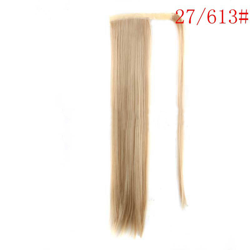 Synthetic Hair Wig European and American Long Straight Women's Ponytail