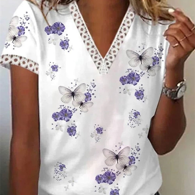 Summer Women s T Shirts Casual Loose Short Sleeves Women Fashion Elegant Tops 220628, Red 
Summer Women s T Shirts Casual Loose Short Sleeves Women Fashion Elegant Tops 220628, Red