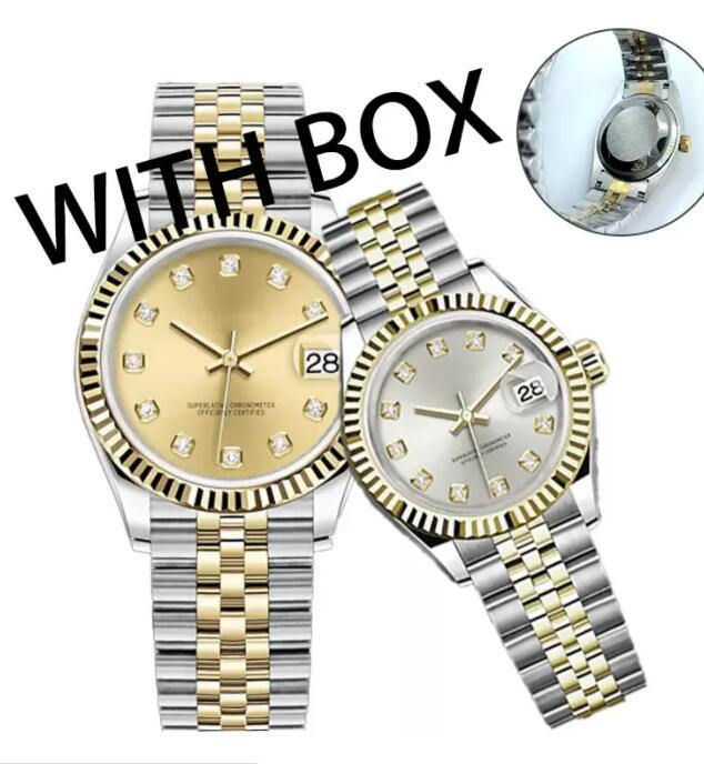 Mens Automatic Mechanical Watches 36/41MM Full Stainless steel Luminous Waterproof 28/31MM Women Watch Couples Style Classic Wristwatches montre de luxery, Champagne
Mens Automatic Mechanical Watches 36/41MM Full Stainless steel Luminous Waterproof 28/31MM Women Watch Couples Style Classic Wristwatches montre de luxery, Champagne