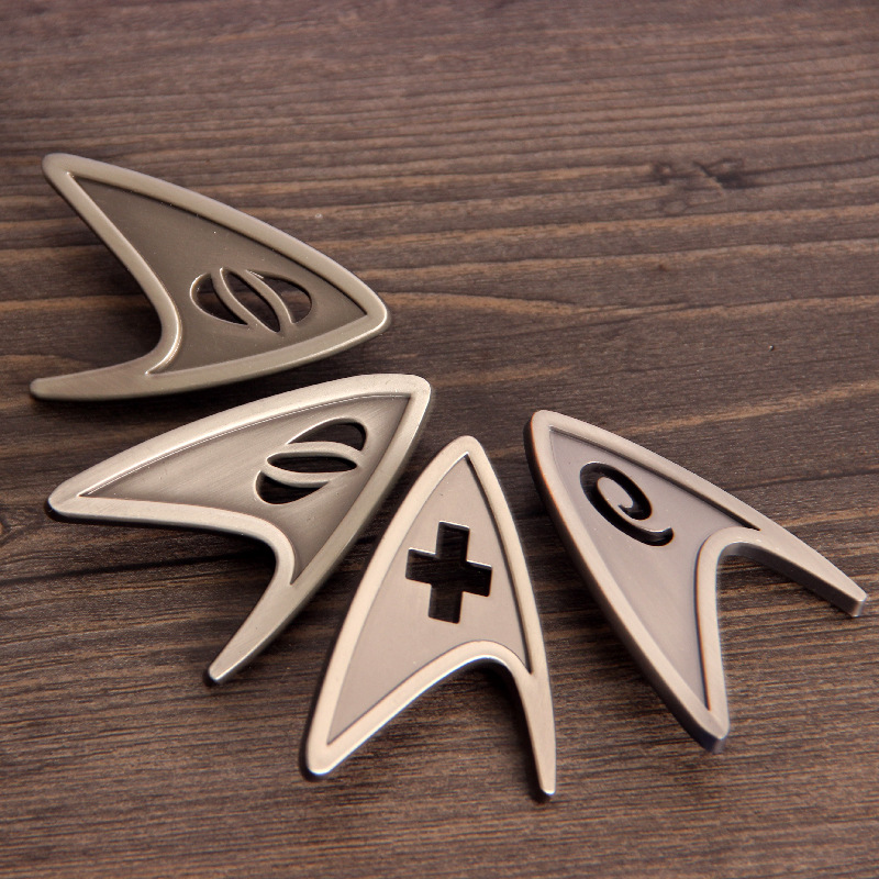 Movie Star Trek Starfleet Brooch Plated Pins Badges Handmade Costume Lapel Pin Brooch Command Insignia 4 colors, Mixed colors
Movie Star Trek Starfleet Brooch Plated Pins Badges Handmade Costume Lapel Pin Brooch Command Insignia 4 colors, Mixed colors