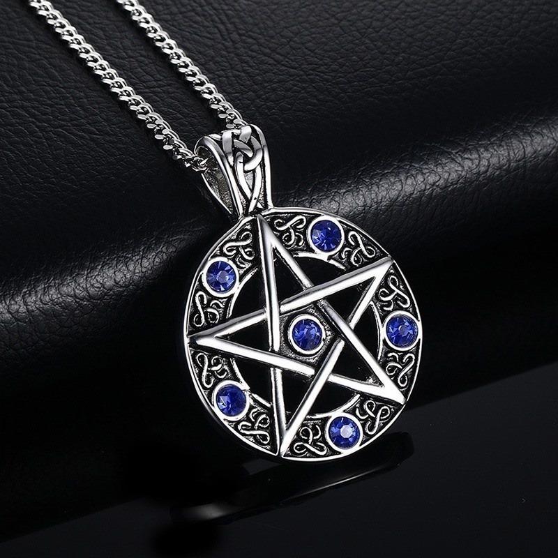 Pendant Necklaces Vintage Mysterious Five Pointed Star Necklace For Men And Women High Quality Metal Party JewelryPendant
Pendant Necklaces Vintage Mysterious Five Pointed Star Necklace For Men And Women High Quality Metal Party JewelryPendant