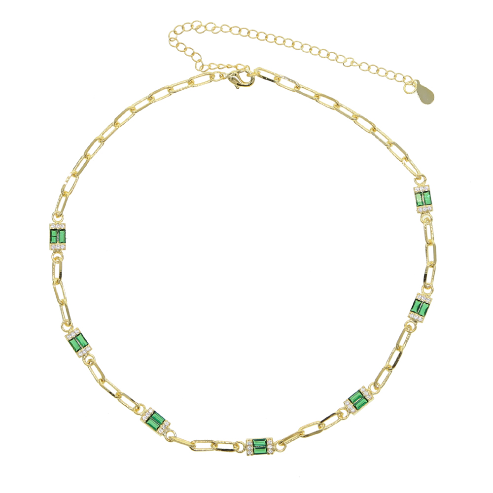 summer new gold green cz fashion jewelry cute lobster pendant necklace for women lady beach jewelry