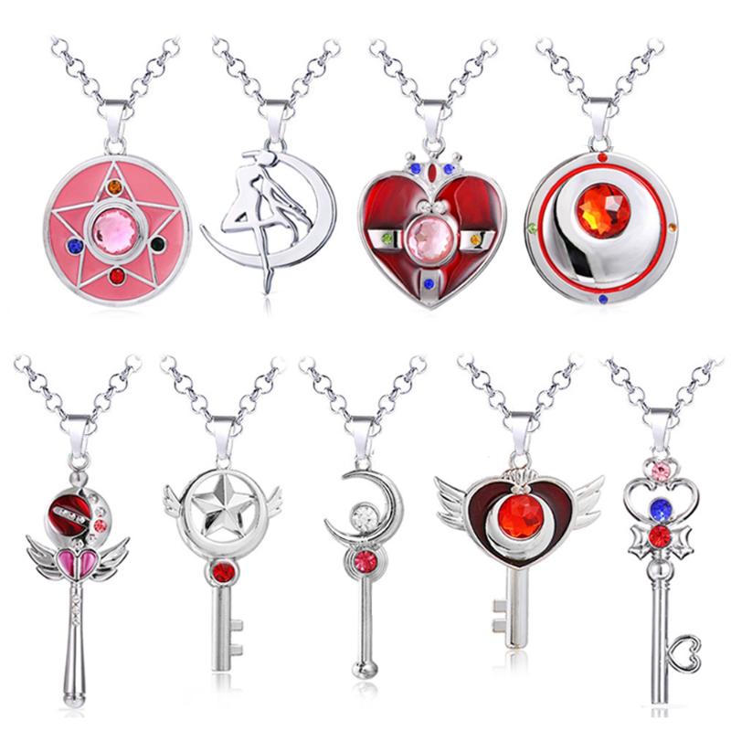Pendant Necklaces Anime Fashion Diamond Magic Wand Five-pointed Star Pink Necklace Girl Cute Charming Jewelry Gift AccessoriesPendant
Pendant Necklaces Anime Fashion Diamond Magic Wand Five-pointed Star Pink Necklace Girl Cute Charming Jewelry Gift AccessoriesPendant