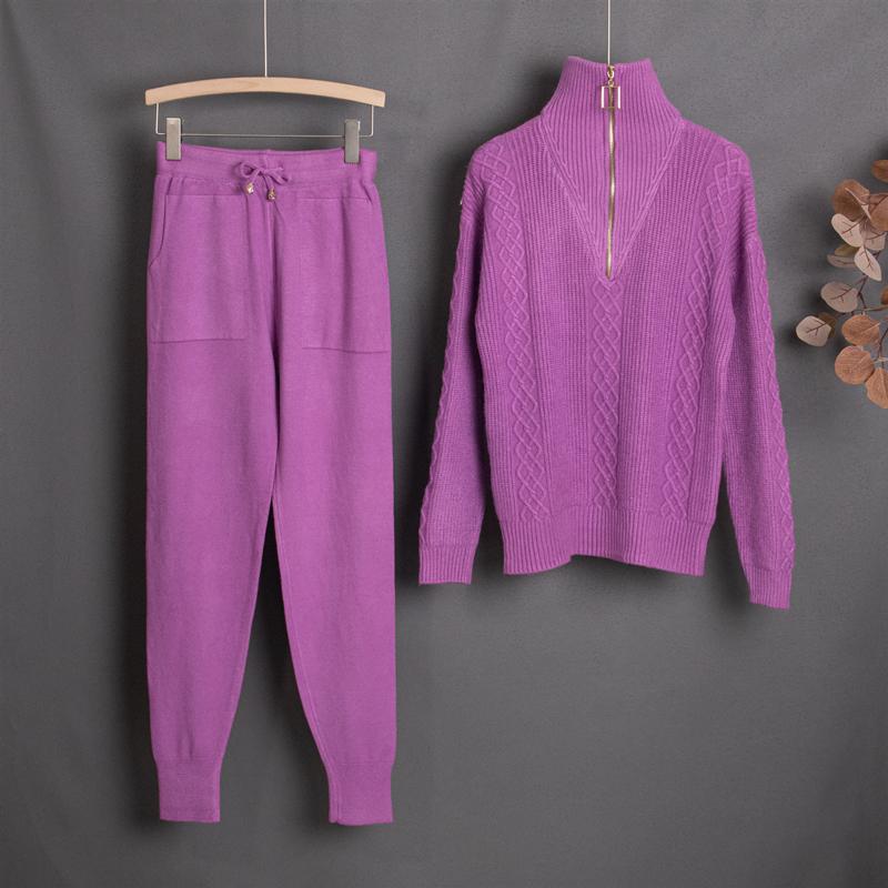 Women's Two Piece Pants 2022 Spring 2 Set Knitting Women High Quality Soft Warm Thick Loose Pullover Sweater Tops+Long Suits, 2 piece set
Women's Two Piece Pants 2022 Spring 2 Set Knitting Women High Quality Soft Warm Thick Loose Pullover Sweater Tops+Long Suits, 2 piece set