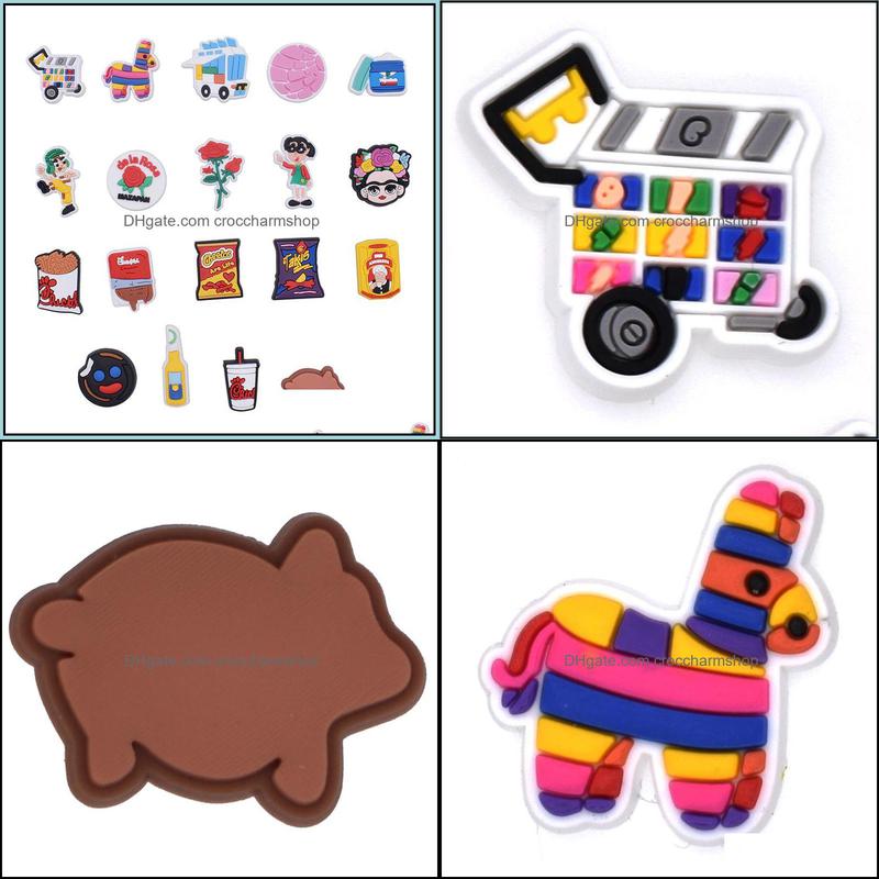 Shoe Parts Accessories Shoes Soft Rubber Catoon Decoration For Croc Charms Clog Bracelet Wristband Buckle Charm Gift Part Drop Delivery 20
Shoe Parts Accessories Shoes Soft Rubber Catoon Decoration For Croc Charms Clog Bracelet Wristband Buckle Charm Gift Part Drop Delivery 20