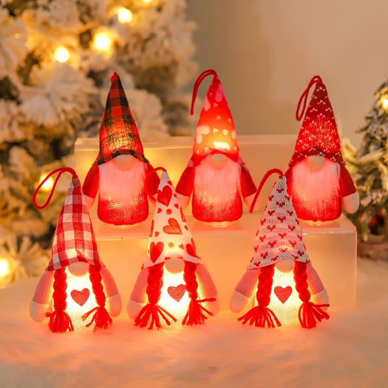 Decorative Objects & Figurines Valentines Day Faceless Doll With LED Lights Goblin Dwarf Gnomes Ornaments Desktop Plush Glowing Pendant Toy
Decorative Objects & Figurines Valentines Day Faceless Doll With LED Lights Goblin Dwarf Gnomes Ornaments Desktop Plush Glowing Pendant Toy