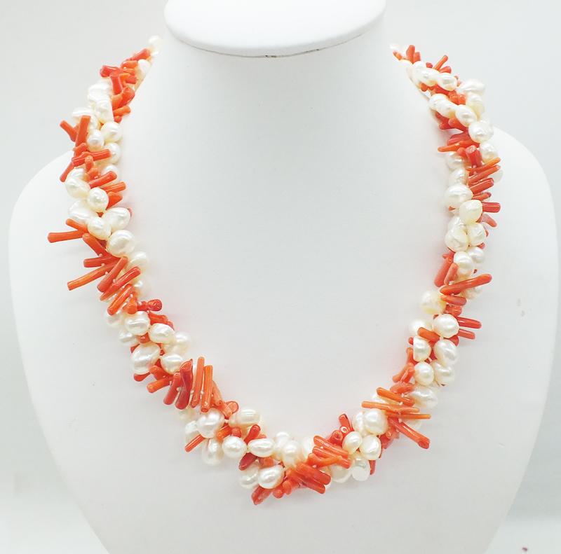 Chokers Rows Of Classic Natural Baroque Pearls And Irregular Coral Necklaces The Most Beautiful Bridal Necklace 21"Chokers
Chokers Rows Of Classic Natural Baroque Pearls And Irregular Coral Necklaces The Most Beautiful Bridal Necklace 21"Chokers